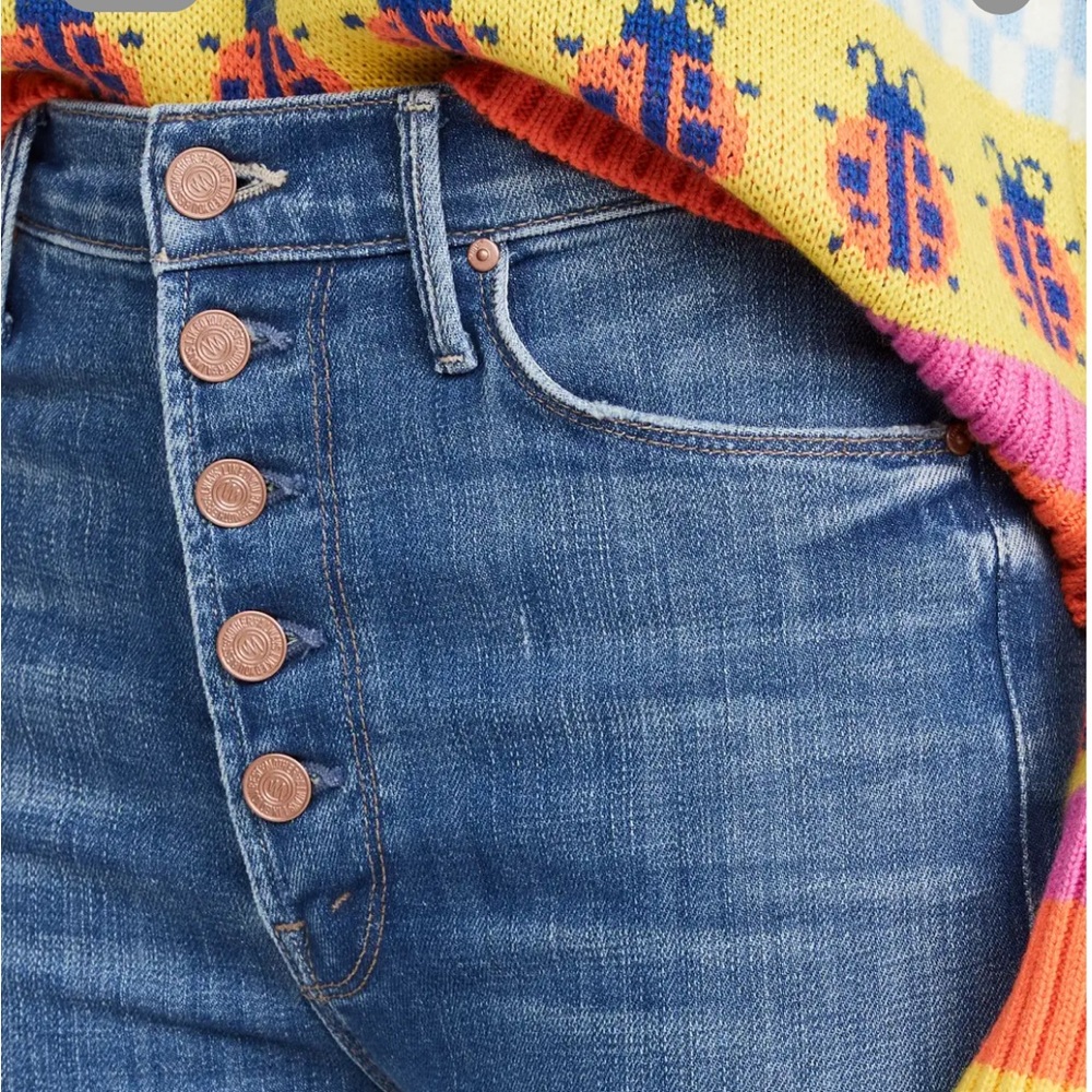 Mother Denim Pixie Dazzler Ankle Frey. Size 31.